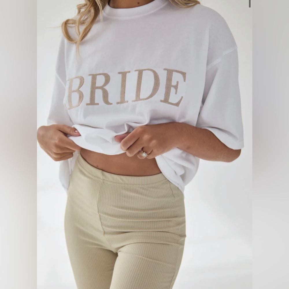 Six Stories Bride Rose Gold T-Shirt Size Medium